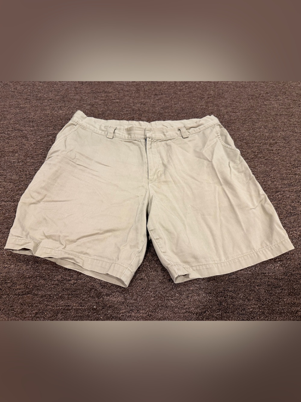 EUC! American Apparel Sz 33 Men's Tan Cotton Shorts